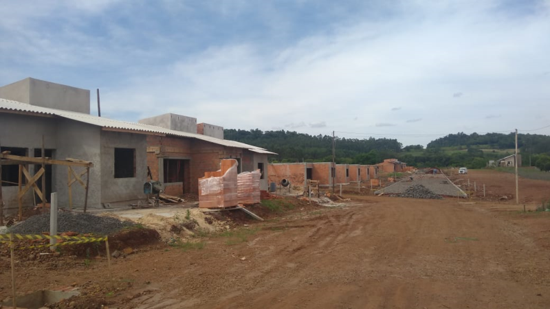 Obras em ritmo bastante acelerado